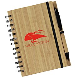 Syracuse Bamboo Cover Notebook with Pen