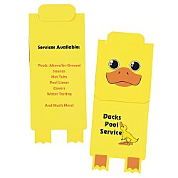 Paws and Claws Magnetic Bookmark - Duck