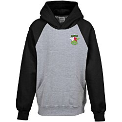 Everyday Fleece Two-Tone Hooded Sweatshirt - Youth - Embroidered