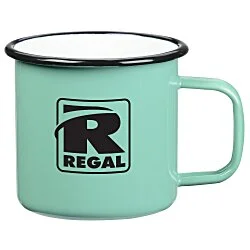 Enamel Metal Camper Mug - 16 oz.