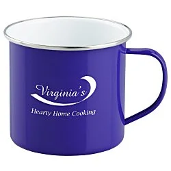 Enamel Metal Campfire Mug - 16 oz.