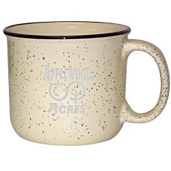 Campfire Ceramic Mug - Colours - 15 oz. - Laser Engraved