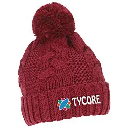 Divergent Knit Pom Toque