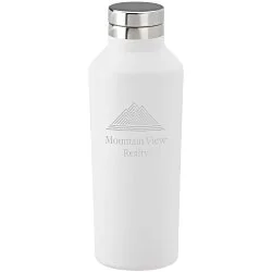 h2go Manhattan Vacuum Bottle - 17 oz. - Laser Engraved