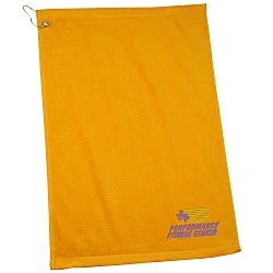 Golf Towel with Grommet and Clip