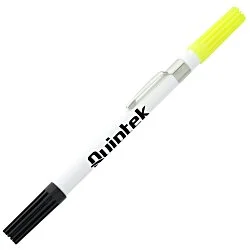 Dri Mark Double Header Plastic Point Pen/Highlighter