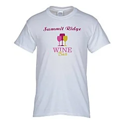 Gildan Heavy Cotton T-Shirt - Men's - Full Colour - White