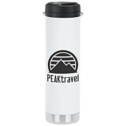 Klean Kanteen TKWide Vacuum Bottle with Straw Lid - 20 oz.