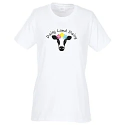 Gildan Ultra Cotton T-Shirt - Ladies' - Full Colour - White