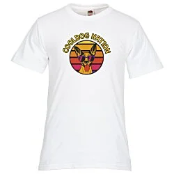 Fruit of the Loom HD T-Shirt - Full Colour - White