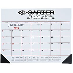 Desk Pad Calendar with Vinyl Corners - Colours