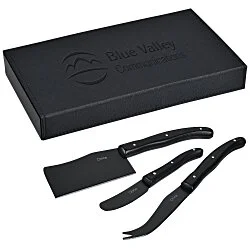 Modena Black Cheese & Serving Set