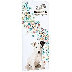EuroFit Modular Recycled Fabric Straight Wall - 7-1/2' x 3' - Replacement Graphics