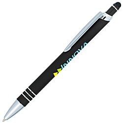 Vortex Soft Touch Stylus Metal Pen - Full Colour