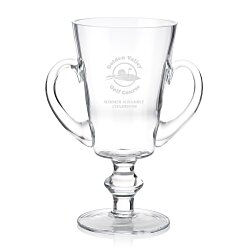 Trophy Cup Glass Award - 8"