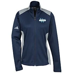 adidas Textured Mixed Media Full-Zip Jacket - Ladies'