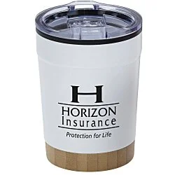 Nova Tumbler with Bamboo Bottom - 12 oz.