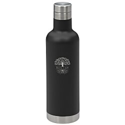 Noir Vacuum Bottle - 25 oz. - Laser Engraved