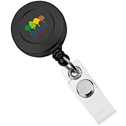 Full Colour Retractable Badge Holder with Slip Clip