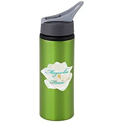 Sip & Flip Aluminum Bottle - 24 oz. - Full Colour