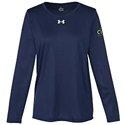 Under Armour Team Tech Long Sleeve T-Shirt - Ladies' - Embroidered