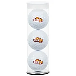 Three Ball Golf Tube