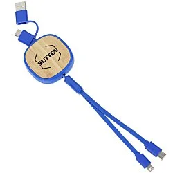 Benny Retractable Duo Charging Cable