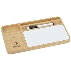 Bamboo Wireless Charger with Dry Erase Board