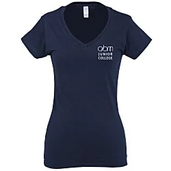 Gildan Softstyle V-Neck T-Shirt - Ladies' - Screen