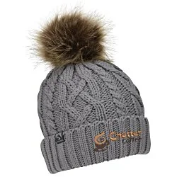 Storm Creek Cable Knit Pom Beanie