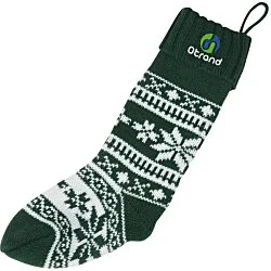 Knitted Holiday Stocking