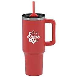 Pinnacle Vacuum Mug with Straw - 40 oz.