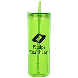 Chroma Acrylic Tumbler with Straw - 16 oz.