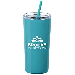 Refresh Baylos Vacuum Tumbler with Straw - 20 oz.