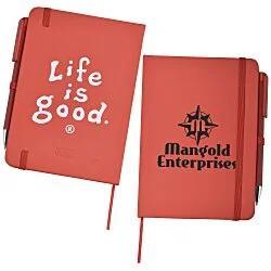 Life is Good TaskRight Afton Notebook with Pen - LIG