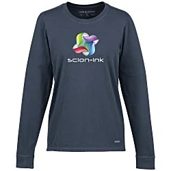 Life is Good Crusher Long Sleeve Tee - Ladies' - Full Colour