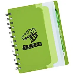 Petal Pocket Spiral Notebook with Pen