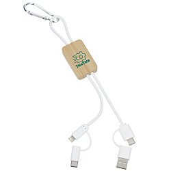 Riffs Bamboo Duo Charging Cable