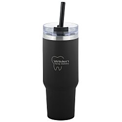 Charger Vacuum Tumbler - 40 oz. - Laser Engraved