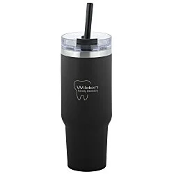 Charger Vacuum Tumbler - 40 oz. - Laser Engraved