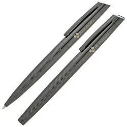 Ridgerton Twist Metal Pen and Rollerball Pen Set