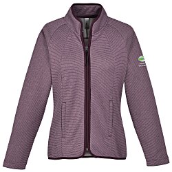 Venture Heathered Stripe Full-Zip - Ladies'