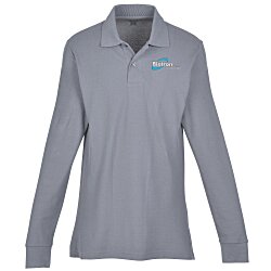 Palo Cotton Pique Long Sleeve Polo - Men's