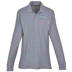 Palo Cotton Pique Long Sleeve Polo - Men's