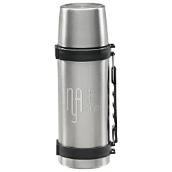 Thermos Thermocafe Vacuum Beverage Bottle - 34 oz. Laser Engraved