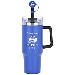 Intrepid Vacuum Mug with Straw & Topper - 40 oz.