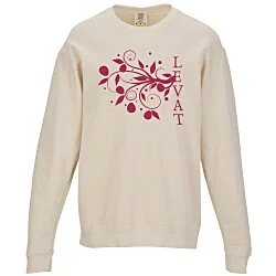 Comfort Colors Garment-Dyed Lightweight Cotton Fleece Crewneck Sweatshirt
