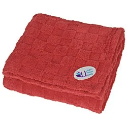 Ultra Plush Checkered Pattern Blanket