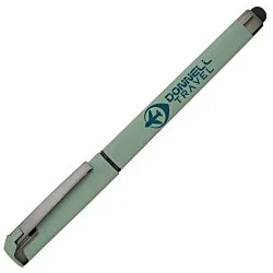 Cali Soft Touch Stylus Gel Pen - Powder Coat