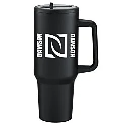 Gullfoss Vacuum Mug with Flip Up Straw - 40 oz